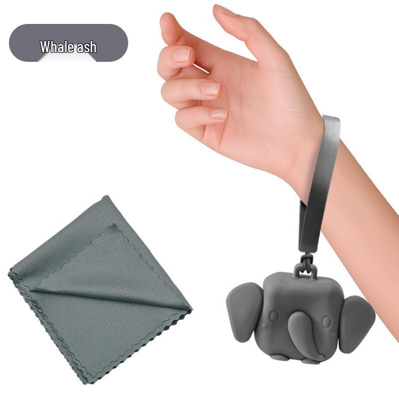 

Quick-Dry Silicone Wristband Towel: Portable, Absorbent, and Ideal for Sports, Travel, or Outdoor Use. 40*40 cm