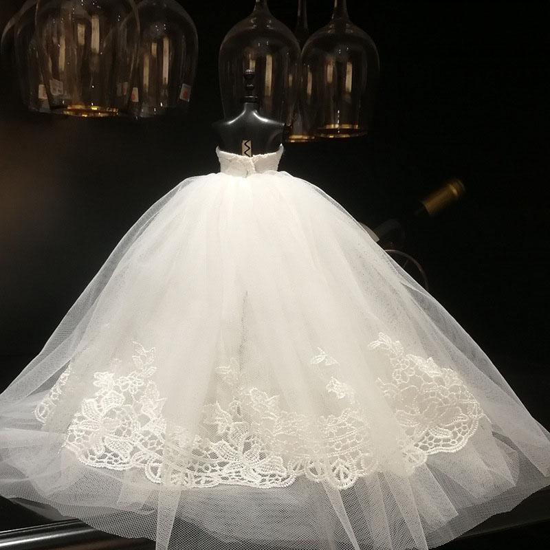 Mini Wedding Dress Wedding Decorations Model Little Girls Gift Christmas Home Decor Valentine's Day Anniversary