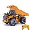 Huina 1540 Rc Dump Truck 1:18 6 Ch 2.4G Alloy Remote Control Dump Truck 4WD Construction Vehicle Toys Machine Model Car for Boy