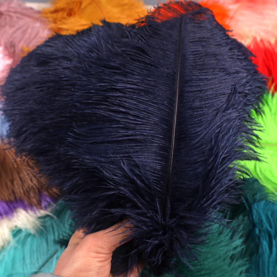 50pcs Ostrich Feathers for Crafts Wedding Decoration Handicraft Accessories Table Centerpieces Carnival Plumas Decor Wholesale