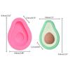 Stereo Avocado Ornament Crafts Silicone Mold Epoxy Jewelry Mold Resin Casting Pendant Mold Suitable for  Crafts