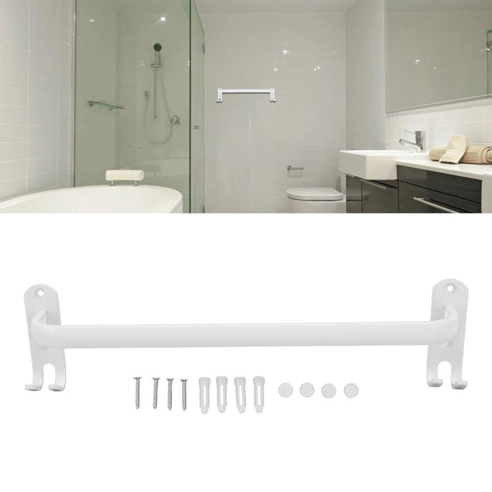 Wall Mounted Towel Holder Aluminum Towel Rack Elegant Towel Bar Space Saving