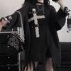 Y2k Gothic Goth Harajuku Punk Sweater Women Pullovers Dark Grunge Knitted Tops Korean Kpop Streetwear