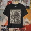 Memento Mori Gothic Skull T-Shirt | Antique Skull Art Tee | Gothic Metal Apparel | Dark Aesthetic Shirt | Skeleton Gothic Clothing Goth Tee