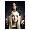 Barbershop New Hair Styling Schönheitssalon Bilder Wanddekoration Malerei Haar Design Kunst Mode Haar Poster und Drucke HD0987
