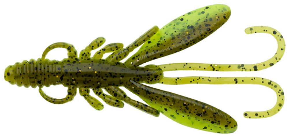 Ecogear Bug Ants 4inch 549 Mud Green Pumpkin Chartreuse