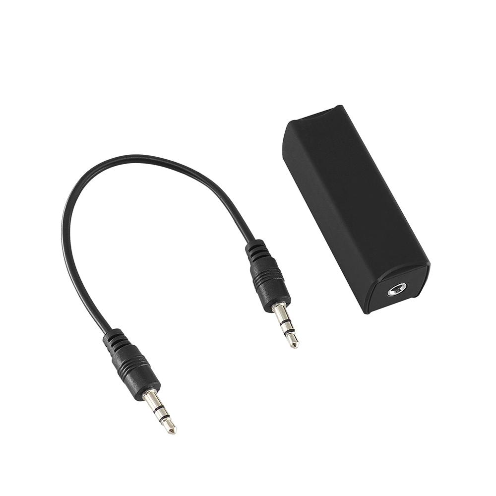Ground Loop Noise Isolator Eliminating Audio Noise Effectively for Car Audio System Home Speaker with 3.5mm Audio Cable