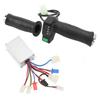 Brushed Motor Speed Controller Throttle Twists Grip Set Comfortable Hand Feeling Throttle Handle Grip 12V 250W