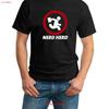 T Shirt Cinema Film  Nerd Herd 2 Vintage Washed Slightly Breathable Versatile Casual Comfortable Streetwear Stretched Homme