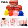 12 Stück Schlankheits-Saugnapf Silikon- Schröpf-Vakuumbehälter Saugnapf-Set Rückenmassagegerät Chinesisches Gesundheits-Therapie-Behandlungsgerät