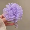 1PC New Lovely Beaded Big Flowers Elastic Spiral Hair Rope Head Rope Ponytail Hair Ring Rubber Band Headdress For Kids