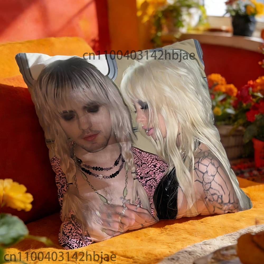 P-Poshlaya M-Molly Pillow Case For Sofa Decor Car Office Room Printing Cushion Cover Decorations and Protector