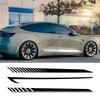 Car Vinyl Side Decals for Tesla Model 3 Body Side Sticker Stripes Racing Style Decor Decal Modification Stickers 2pcs
