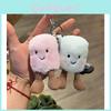 Cotton Candy Animal Plush Keychain With Soft Short Hair For Kids And Baby