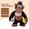 Crying Gorilla Magnetic Monkey Plush Toys Fluffy Guarding Food Plush Toy  Car Home Gift