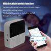 Smart Wireless WiFi Digital Thermometer Hygrometer LCD Screen Home Tuya APP Notification WIFI Temperature and Humidity Sensor