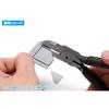 Wave Hobby Tool Series HG Long Blade Nippers [Flat Type] for Plastic Models, HT-393