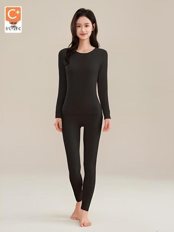 

Women s Cotton Modal Silk Protein Round Neck Set