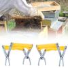 Efficient Beekeeping Apiary Essential Tool Stainless Steel Frame With Bright Yellow Plastic Handle For Secure Lifting