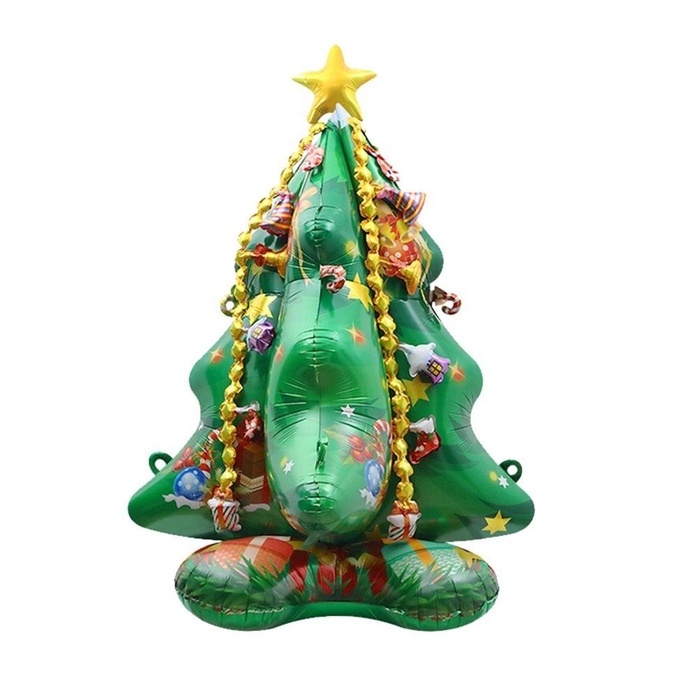 DIY Velký Nafukovací Balón Hliníková Fólie Balónky Santa Clause Balón Vánočního Stromku Halloween