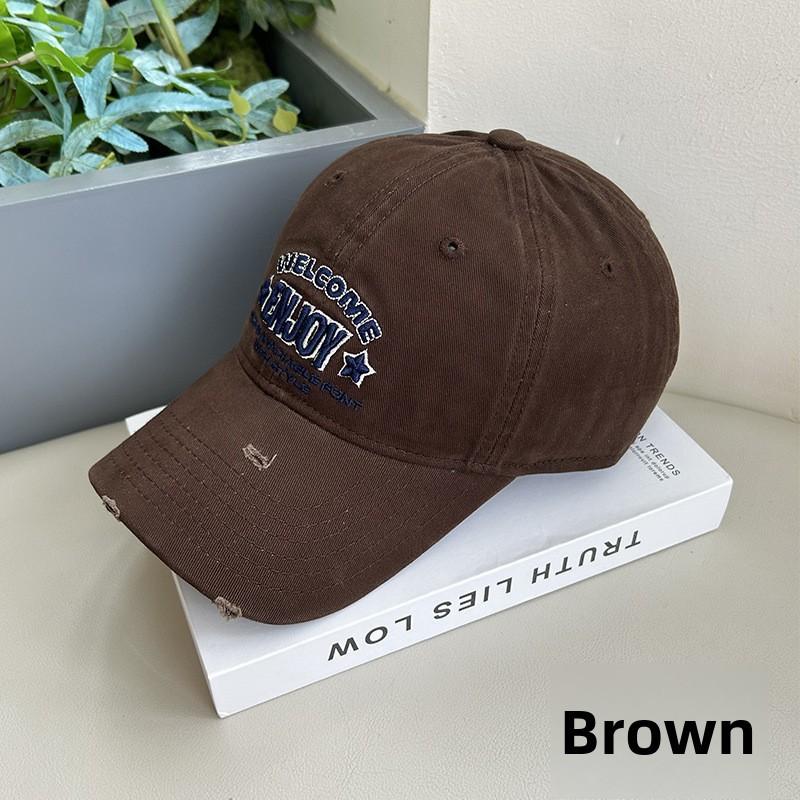 Enjoy Embroidered Baseball Cap With Sun Protection For Casual Wear