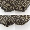 FENDI Zucchino Shoulder Bag Brown Nylon canvas Women Used