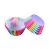 100PCS/set Shape Liner Box Cake Baking Muffin Paper Cup Party Tray Mold Decoration Rainbow Cupcakes of Any Color