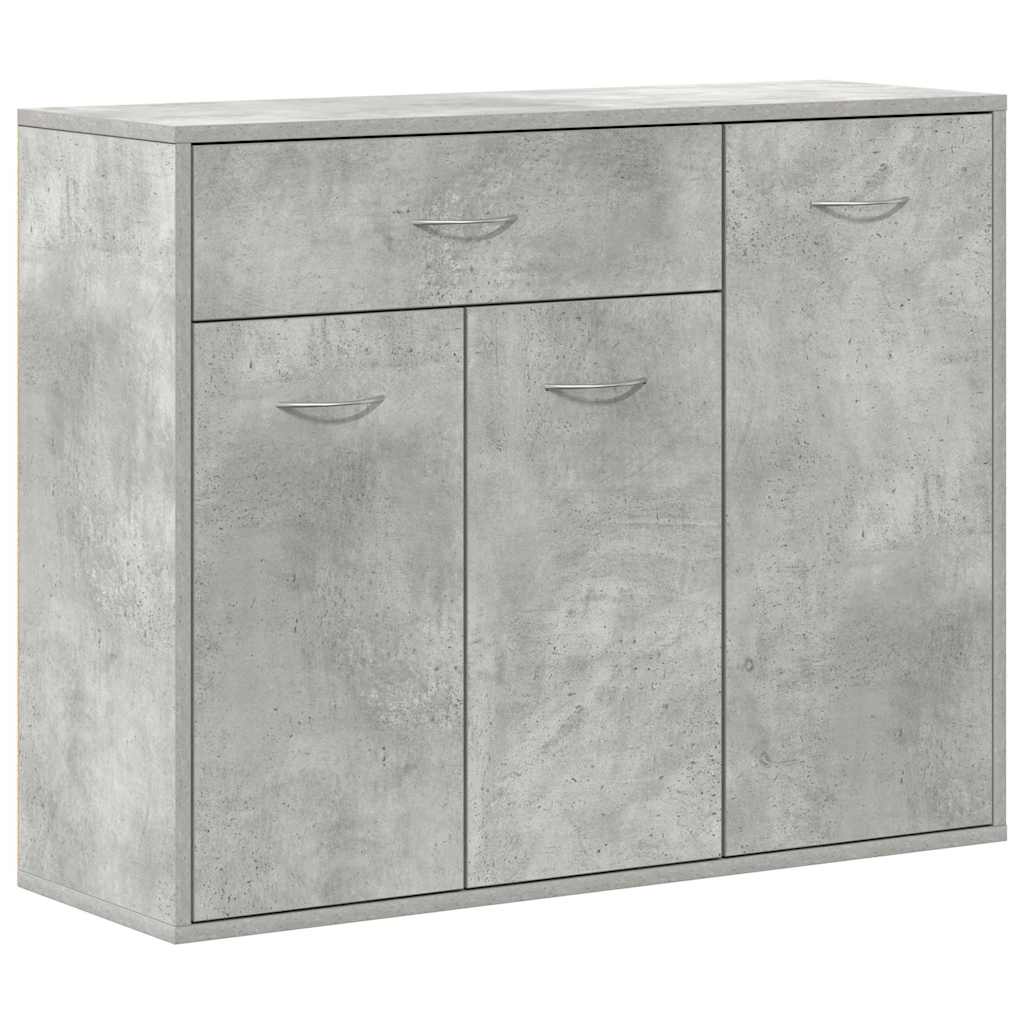 Sideboard Concrete Grey 88 x 30 x 70 cm Particleboard