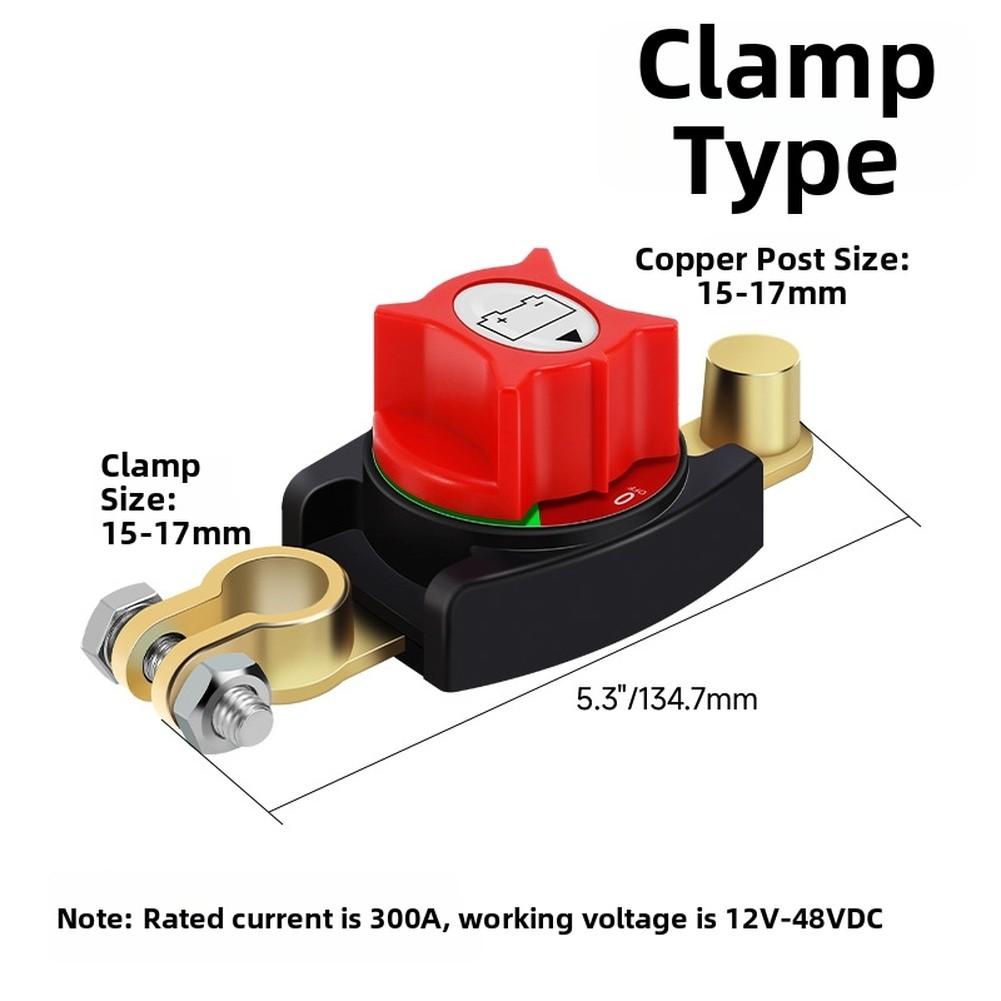 Car For modification Power Cut Off Switch Brass Negative Pole Battery Disconnect Switch for Reliable Vehicle Use