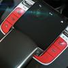 For Benz GLE GLS 2020-2024 Red Alloy Console Multimedia Switch Button Sticker 5X