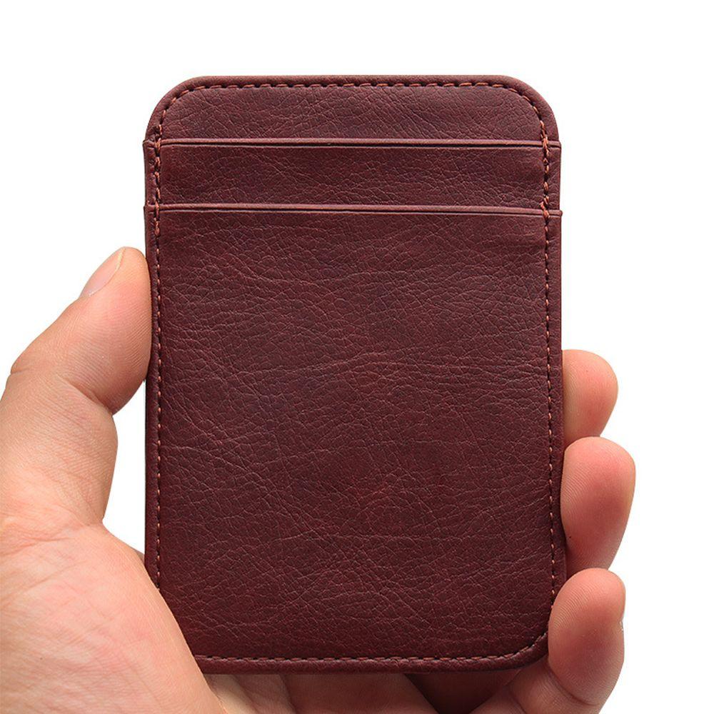 Slim Card Case Multi Slot Bank Credit Card Case Business Card Cover ID Card Holder Mini Wallet