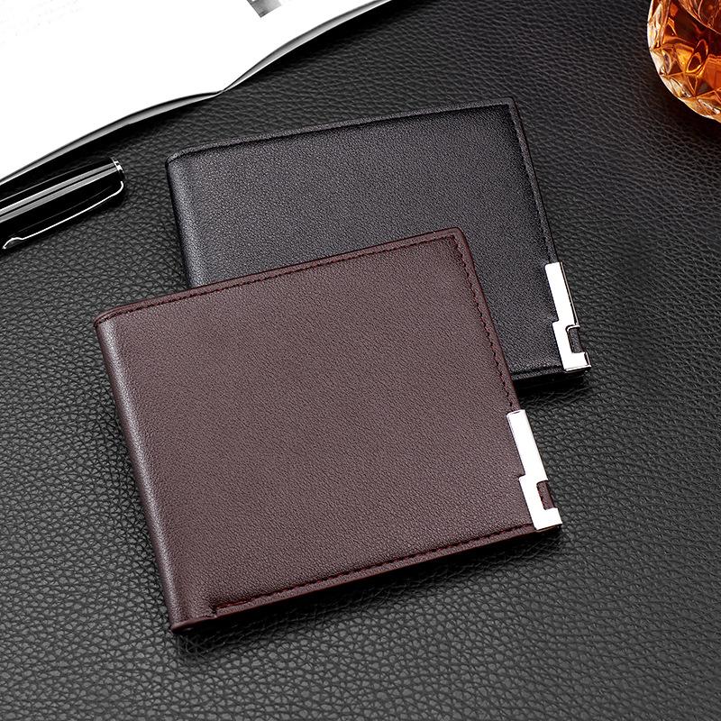 Men's Stylish Business Wallet - Large Capacity, Multi-Card Slots, Ticket Clip, Card Holder for Young Professionals