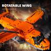 Building Blocks Children'S Trendy Toy  Diy Assembly Transport Plane Model Educational Decorative Display Gift For Kids