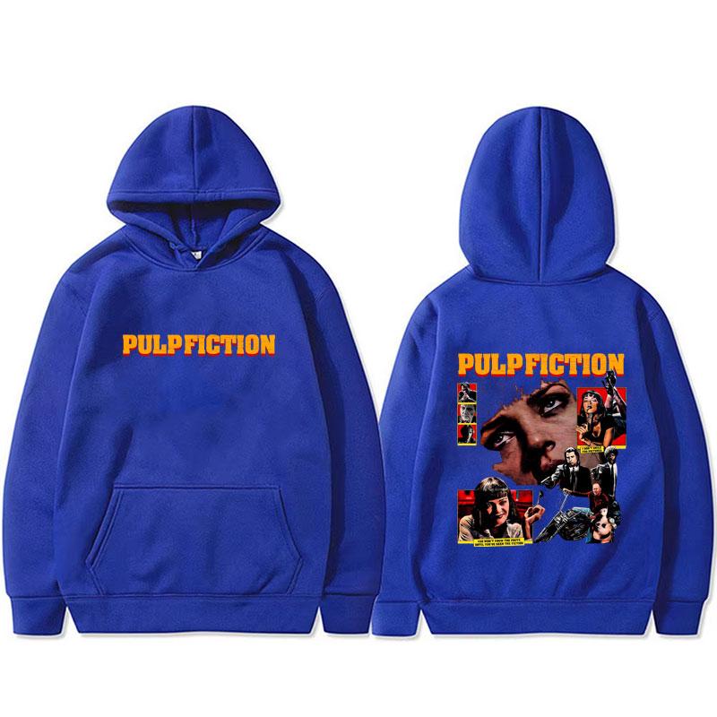 Movie Pulp Fiction Hoodie Quentin Tarantino Film Kill Bill Sweatshirt Men Women Casual Vintage Streetwear Pullover