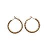 Classic Minimalist Woven Earrings Ear Buckles Light Luxury Fashion Retro Niche Personality Premium Daily Commuter Earrings