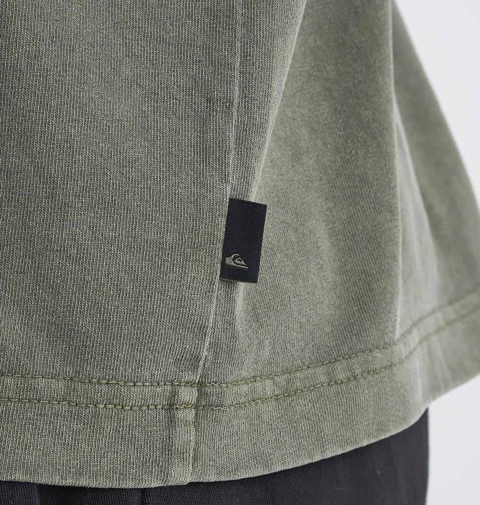 Quiksilver Pigment-Processed US Cotton Back Print T-Shirt QST241002 OLV XL