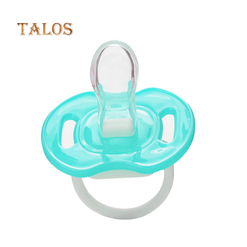 

TALOS детская безопасная силиконовая пустышка-пустышка для прорезывания зубов соска для сна соска для большого пальца синий