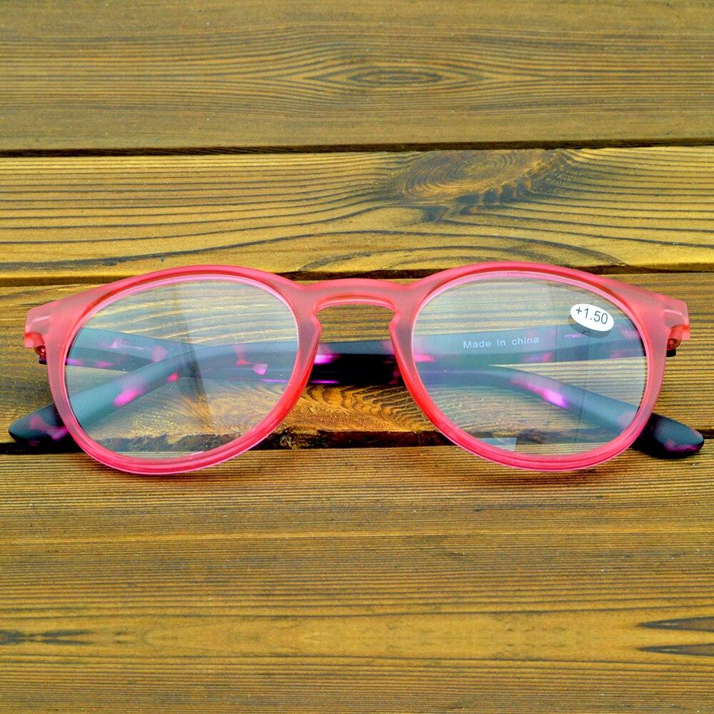 Monture TR90 à charnière à ressort Classique Mode Ronde Rétro Revêtement multicouche Lunettes de lecture +0.75 +1 +1.25 +1.5 +1.75 +2 +2.5 +2.75 à +4