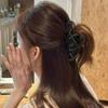Retro Musical Note Large Hair Claw Clips Simple Fashion Coffee Color Korean Hairpin Headwear Accessories for Women Girls