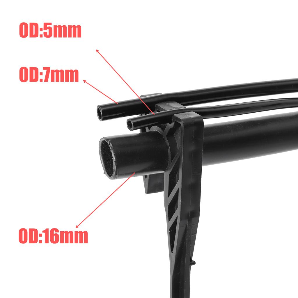 Four/7Mm 3/5Mm 16Mm Tube Pipe Hose Holders C Type Groud Stakes for PE Tubing Drip Irrigation Fittings Brackets Garden Hose Supports