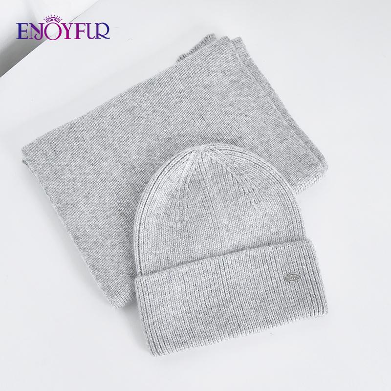 SOMALER Winter Beanie Hat Scarf Set For Women Warm Wool Knit Beanie With Sequins Long Soft Scarf Neck Warmer 2 In 1 Gift Set