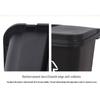 Five Star Shield 20L Dual-Compartment Pedal Trash Can