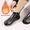 1 Paio di Calzini Caldi Unisex Invernali Caldi in Pelle con Velluto Plus Ispessiti Termici con Zip per Interni Morbidi Antiscivolo Calzini in Pelle