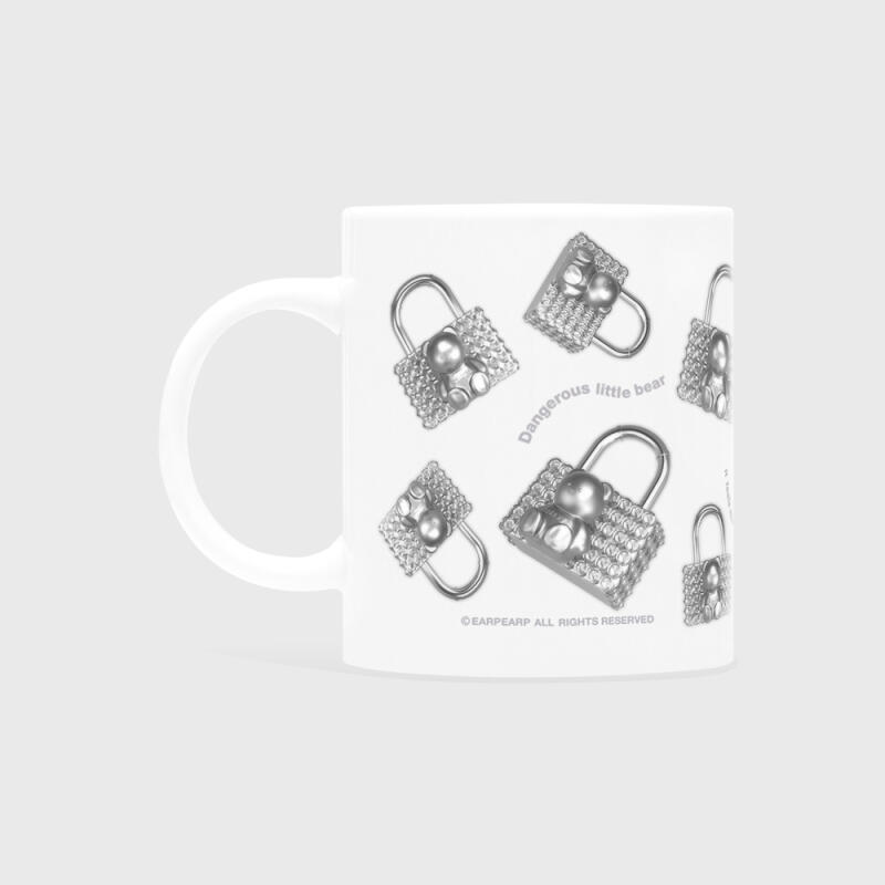 COVY PADLOCK PATTERN-GREY (Mug) mug