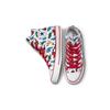 Converse Buty All Star Teen High płócienne z nadrukiem dinozaura Odporne na ścieranie Białe A01668C