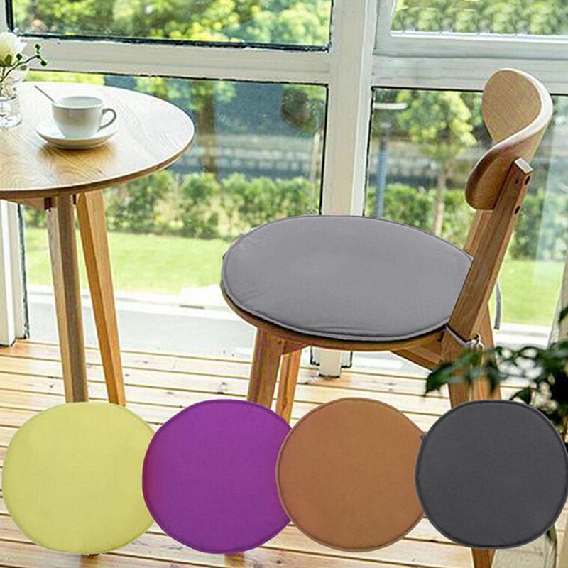 Home Use Thick Circular Cushion Sponge Cushion Chair Strap Cushion Simple Fabric Dining Chair Round Stool Cushion Fart Cushion