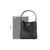 Coach Charlie 21 Pebble Grain Leather Bucket Bag Women Bags Black 89102-B4BK