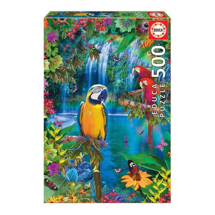 Puzzle - EDUCA - 500 Pieces - Landscape and Nature - Tropical Paradise