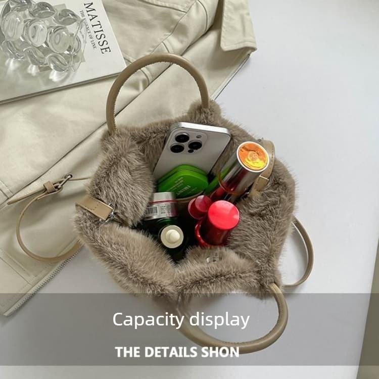 Women's New Plush Handbag Messenger Bag