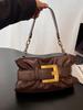 Women's Chain Tote: European & American Style Large-Capacity Pleated Shoulder Bag for Autumn/Winter